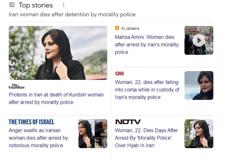 Global Reflection on the Death of Mahsa Amini