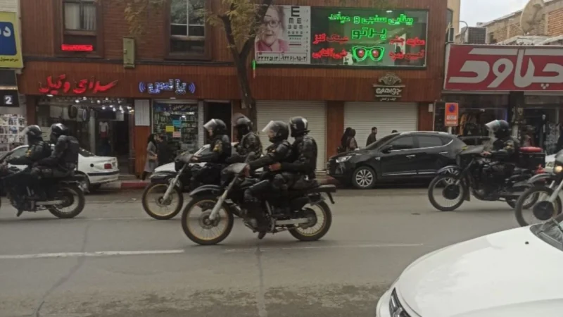 Heavy Security Atmosphere in Sanandaj Coinciding with Ebrahim Raisi's Visit