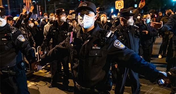 Chinese Police Suppress Protesters with Advanced Technologies