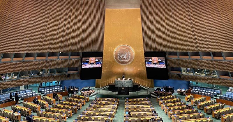 The United Nations General Assembly Resolution Urges Iran to Immediately Cease Any Violence Against Protesters