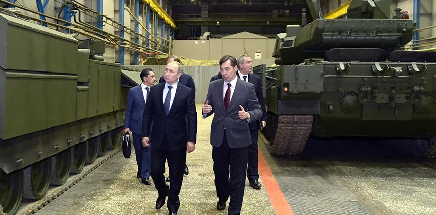 Putin faced German tanks again after 80 years