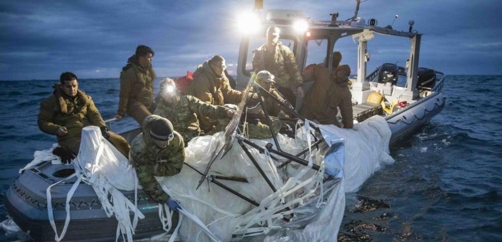 A balloon from America has flown over 5 continents and crashed