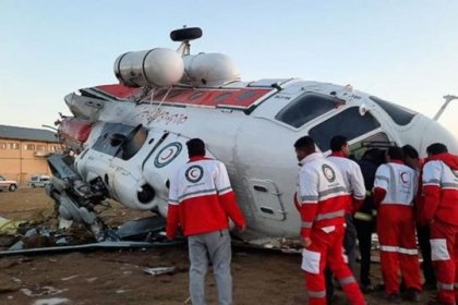 Minister's Helicopter Crash with Red Crescent Helicopter