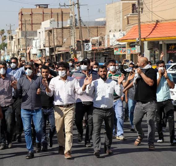 Protest Gathering of Haft Tapeh Workers