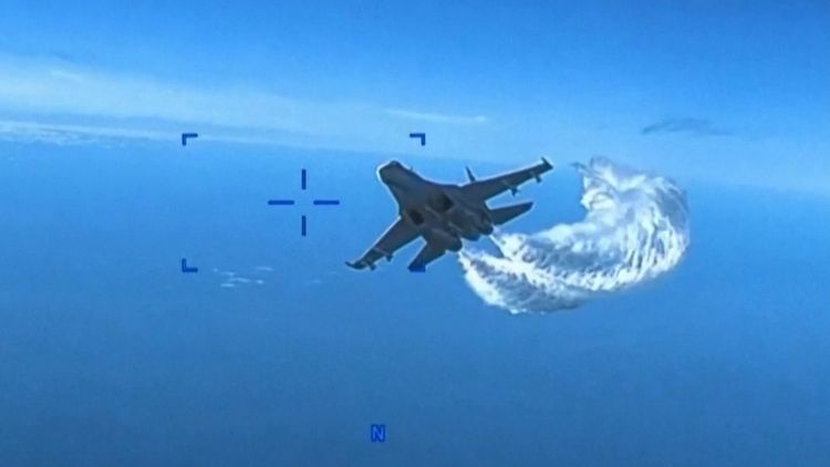 Russian Pilot Shoots Down British Fighter Jet Over the Black Sea