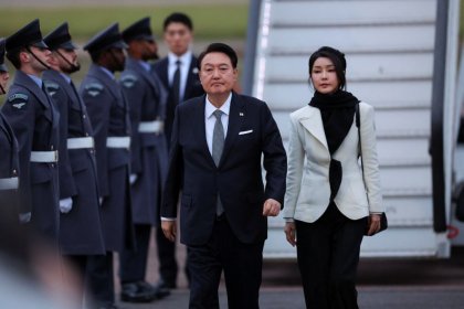زيارة رئيس كوريا الجنوبية وزوجته إلى بريطانيا
