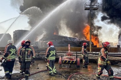 Fire at Iranian Refineries