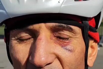 حادثه للاعب منتخب إيران في ركوب الدراجات
