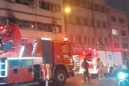 Fire in Building 115 Iran Shahr Street