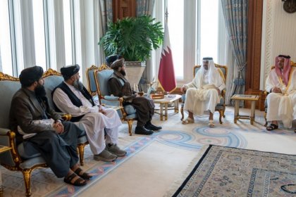 Taliban Defense Minister Meets Emir of Qatar