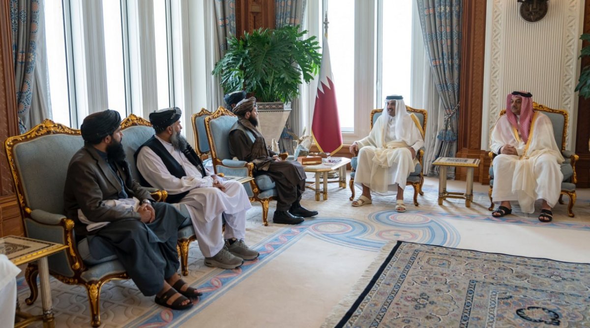 Taliban Defense Minister Meets Emir of Qatar