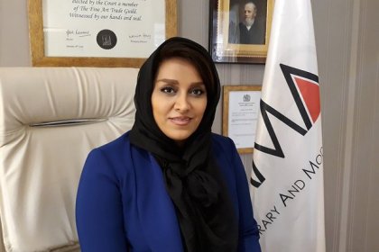 Mona Khosh Aghbal is a visual arts expert involved in major financial transactions as a broker