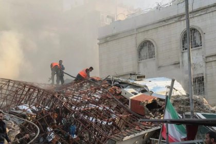 وسائل الإعلام الأمريكية أكسيوس أعلنت لإيران أنها لم تكن على علم بالهجوم الإسرائيلي على السفارة الإيرانية في دمشق