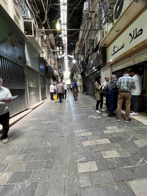A number of goldsmiths in Tehran Bazaar went on strike