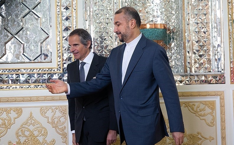 گروسی: در ديدار با اميرعبداللهيان مجموعهای از اقدامات عملی را برای احیای بیانیه مشترک پیشنهاد دادم