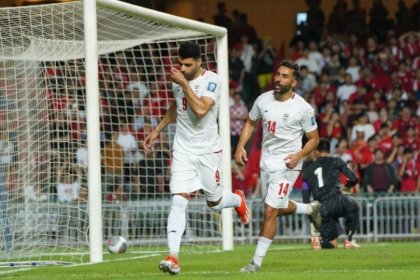 Iran's national football team won against Hong Kong with four goals