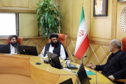 لقاء نائب رئيس الوزراء السياسي لطالبان بوزير الداخلية الإيراني