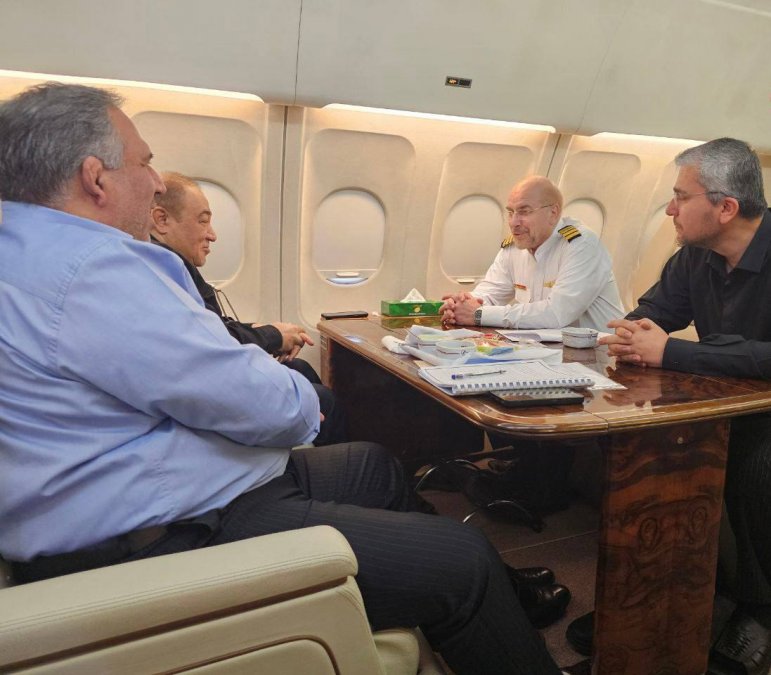 The Tehran to St. Petersburg flight was piloted by Ghalibaf