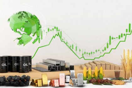 The commodity market is dominated by food products
