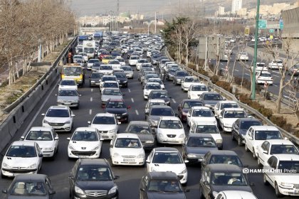 قيود على لوحات السيارات من المحافظات للتنقل في طهران
