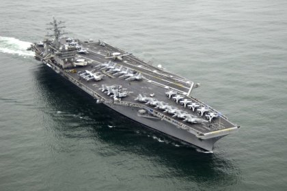 US Warning with Military Ships