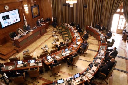 The Tehran City Council, led by Mehdi Chamran, chanted 'Death to America'