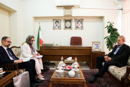 On the eve of the fourth round of nuclear negotiations, Ali Larijani met with the Italian ambassador in Tehran
