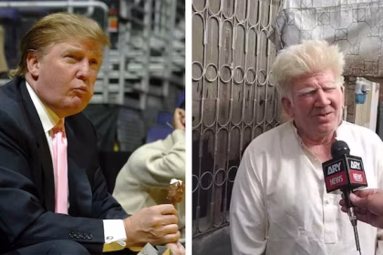A Pakistani Street Vendor Becomes Famous for Resembling Trump
