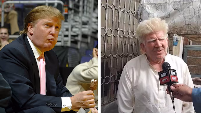 A Pakistani Street Vendor Becomes Famous for Resembling Trump