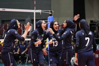 المنتخب الوطني للكرة الطائرة للسيدات الإيراني انتصر على نيوزيلندا