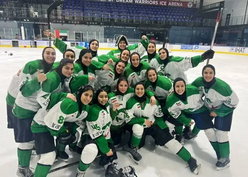 The Iranian Women's National Ice Hockey Team Became the Asian Runner-up