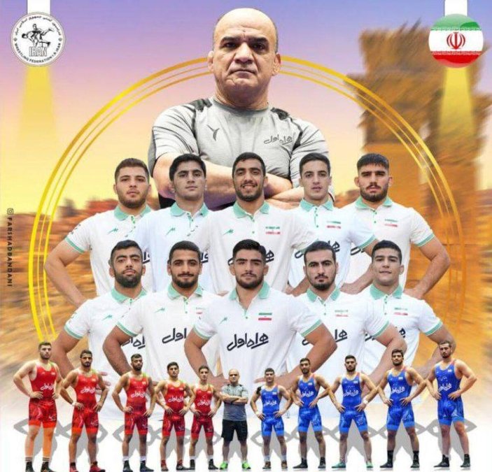 Iran's Junior Freestyle Wrestling Team Became Asian Champions with 7 Medals