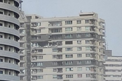 انفجار غاز في أحد طوابق برج پامچال چیتگر