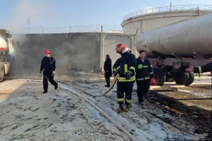 Fire in Kermanshah Oil Company Warehouse