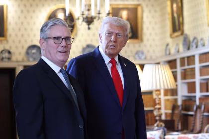 Signing of a Technology Advancement Agreement between Trump and Starmer
