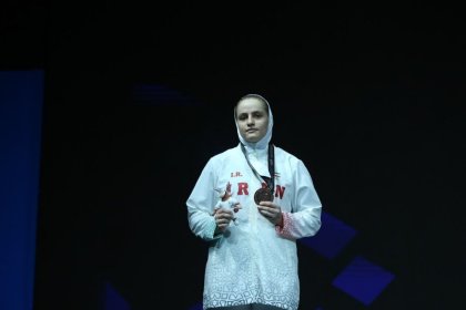Mahsa Beheshti shines brightly with one gold and two bronze medals in the Islamic Solidarity Games